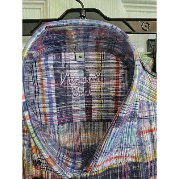 NWT Luchiano Visconti Men's Long Sleeve Button-Down Shirt Style 3152 MEDIUM - Picture 4 of 4